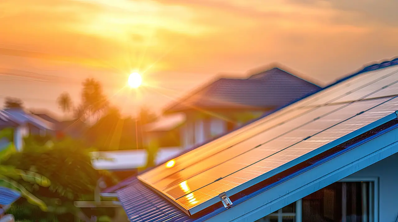 Impianto fotovoltaico con pannelli solari