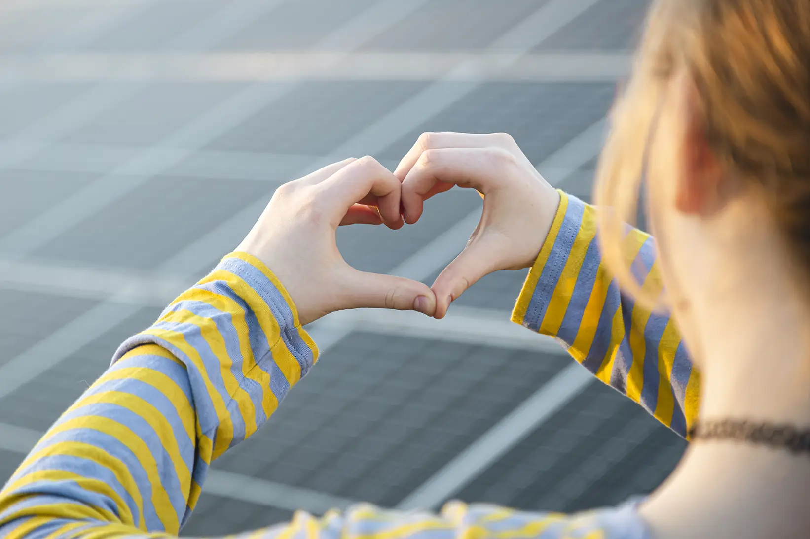 Impianto fotovoltaico con pannelli solari